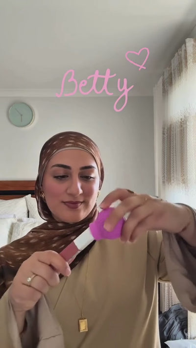 Customer review video of ByStorm Betty and Margie — adaptive makeup grip tools designed for easier, accessible beauty routines