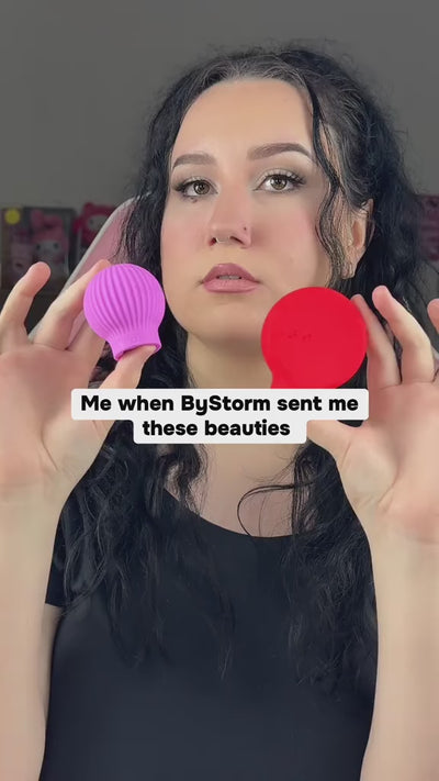 A video product review of ByStorm Beauty Betty and Margie being tested on lipstick.